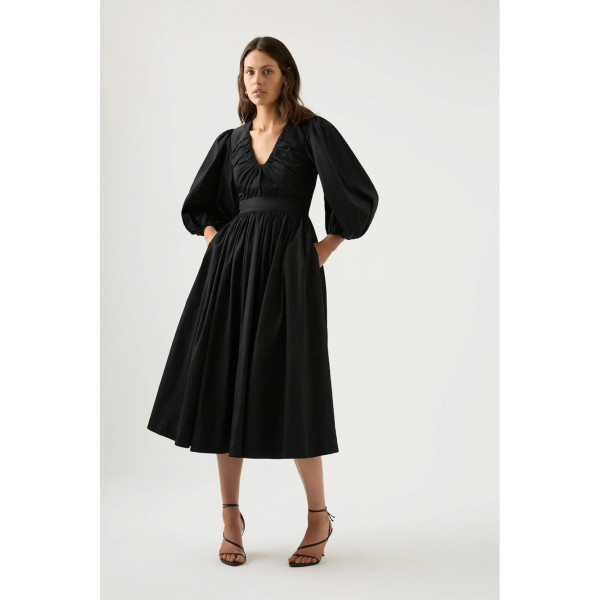 Aje Audrey Waisted Midi Dress