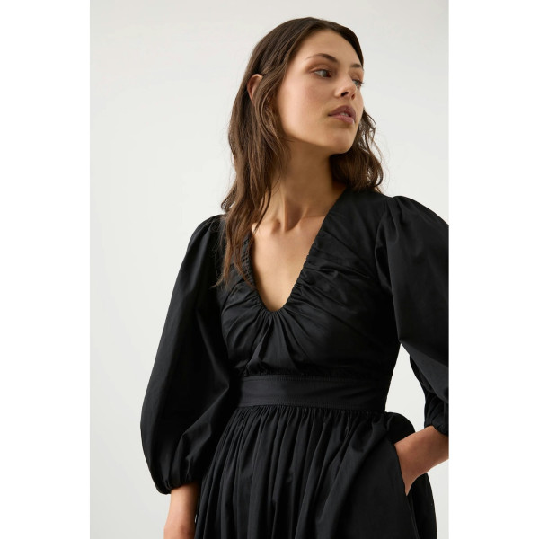 Aje Audrey Waisted Midi Dress