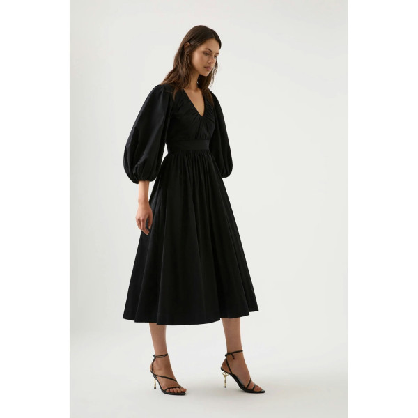 Aje Audrey Waisted Midi Dress