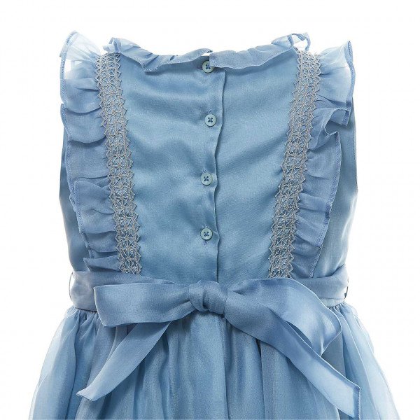 Marie-Chantal Emmanuelle Organza Silk Dress