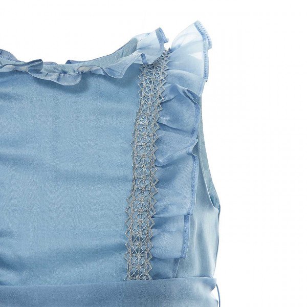 Marie-Chantal Emmanuelle Organza Silk Dress
