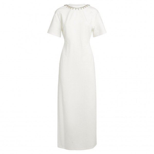 Area Crystal-Embellished T-Shirt Gown