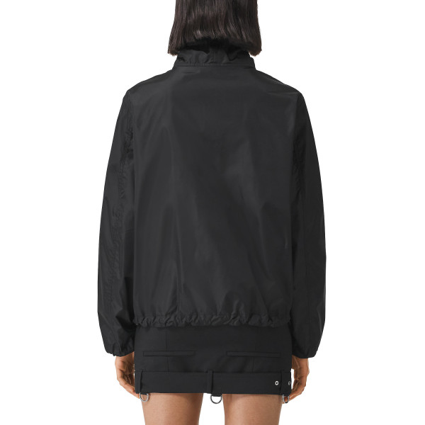 Burberry Logo Detail Lightweight Nylon Oversized Jacket