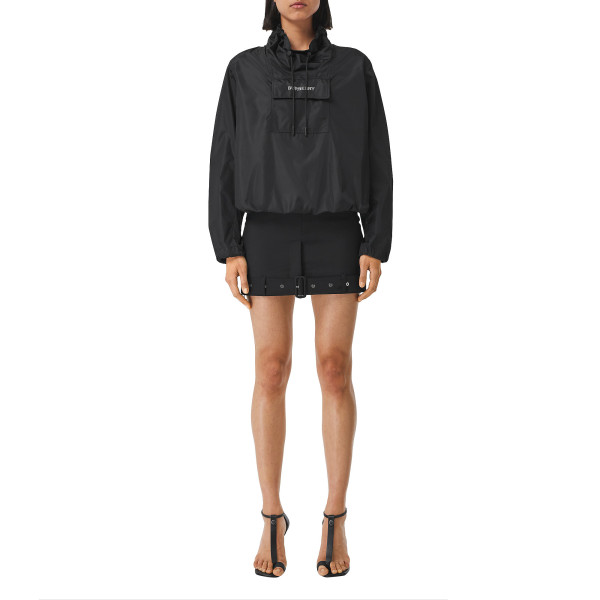 Burberry Logo Detail Lightweight Nylon Oversized Jacket