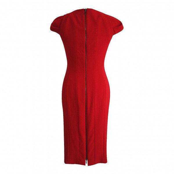 Amanda Wakeley Cape Sculpted Dress