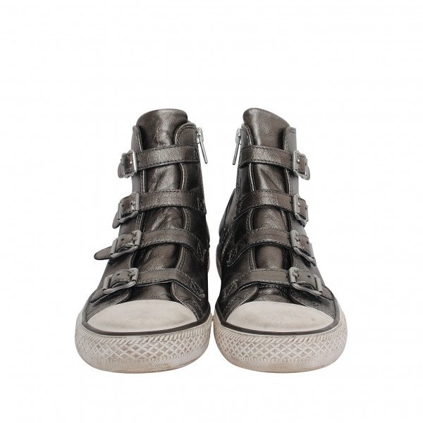 ASH Metallic High-Top Sneakers