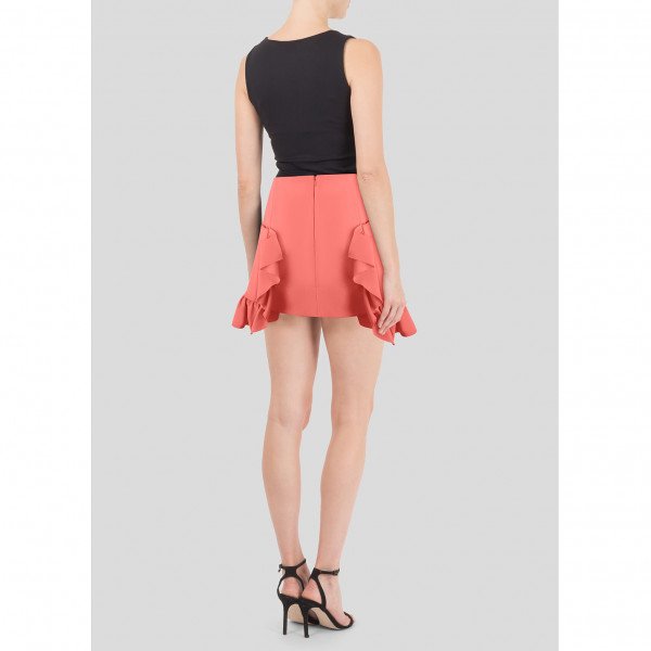 Marni Ruffled Cotton-Crepe Mini Skirt