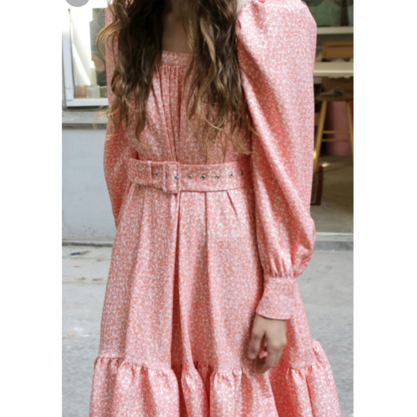 Mr Larkin Ode Dress In Pink Jacquard