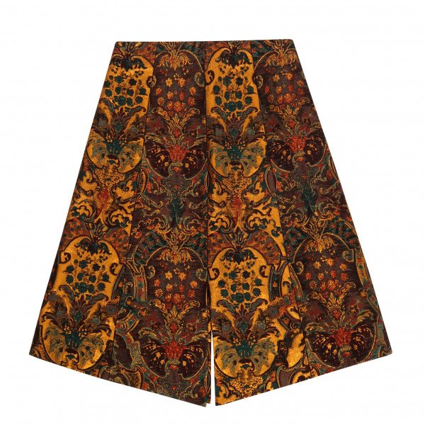 Vika Gazinskaya A-Line Lurex Printed Skirt