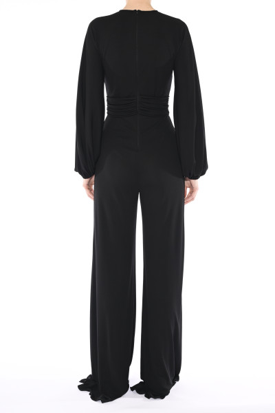 Giambattista Valli Jumpsuit with cutout and balloon sleeves