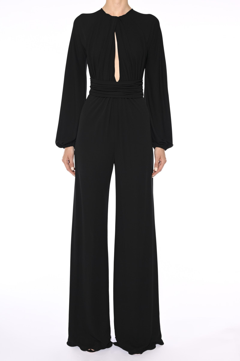 Giambattista Valli Jumpsuit with cutout and balloon sleeves