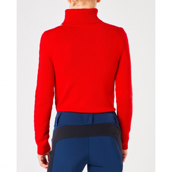 Perfect Moment Super Stripes Powder Turtle-Neck Sweater