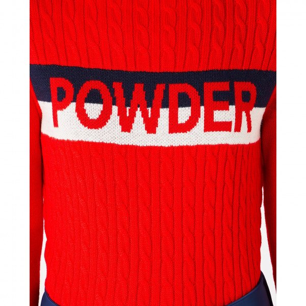 Perfect Moment Super Stripes Powder Turtle-Neck Sweater