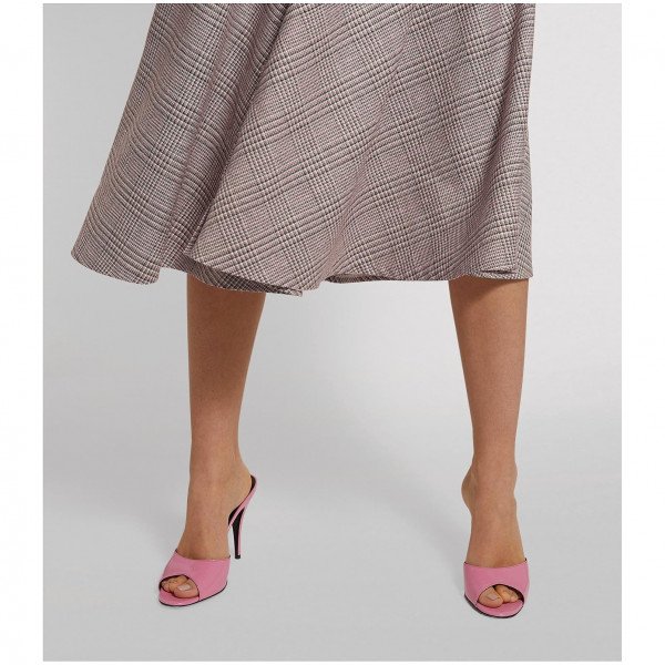 ROTATE Birger Christensen Strapless Check Dress
