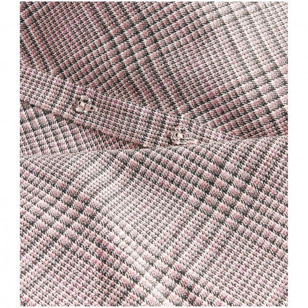 ROTATE Birger Christensen Strapless Check Dress