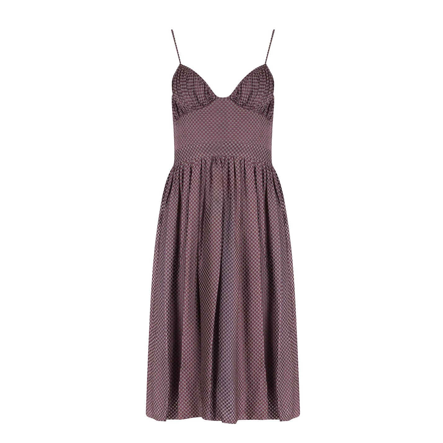 CAMILLA AND MARC Velvet Check Dress