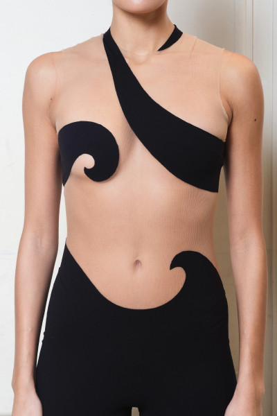 Maison Souraya Aurora jumpsuit Black