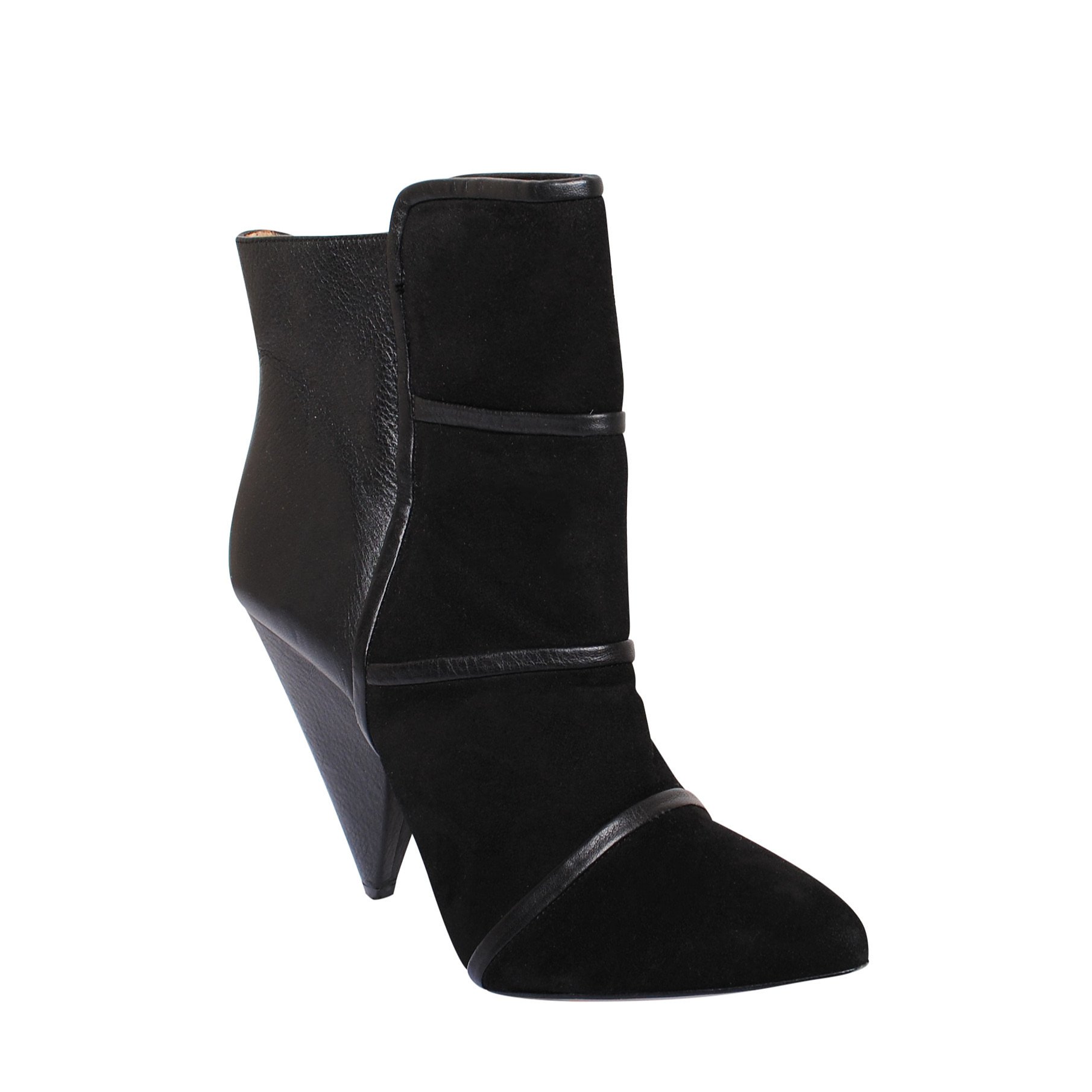 IRO Suede & Leather Ankle Boots