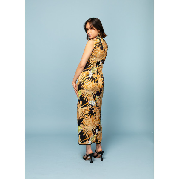 De La Vali Palm Tree Dress