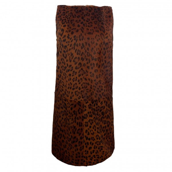 Ralph Lauren Textured Leopard Print Mini Dress