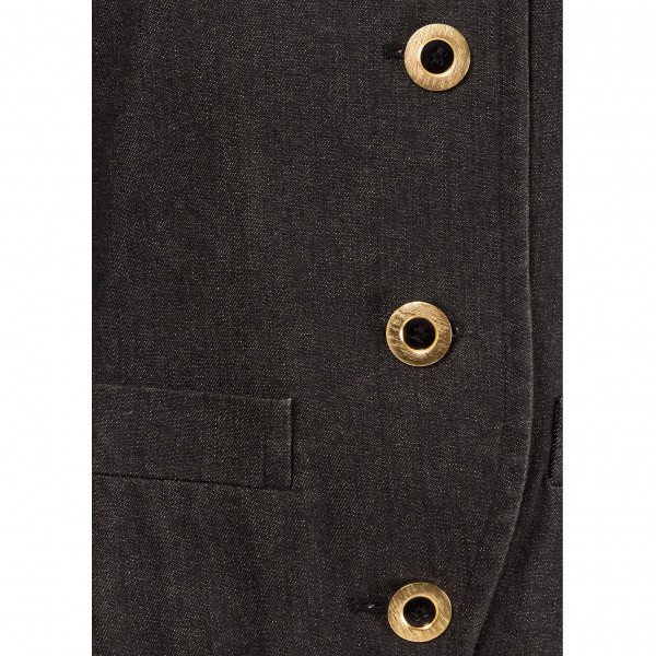 Saint Laurent Vintage Rive Gauche Denim Skirt Suit