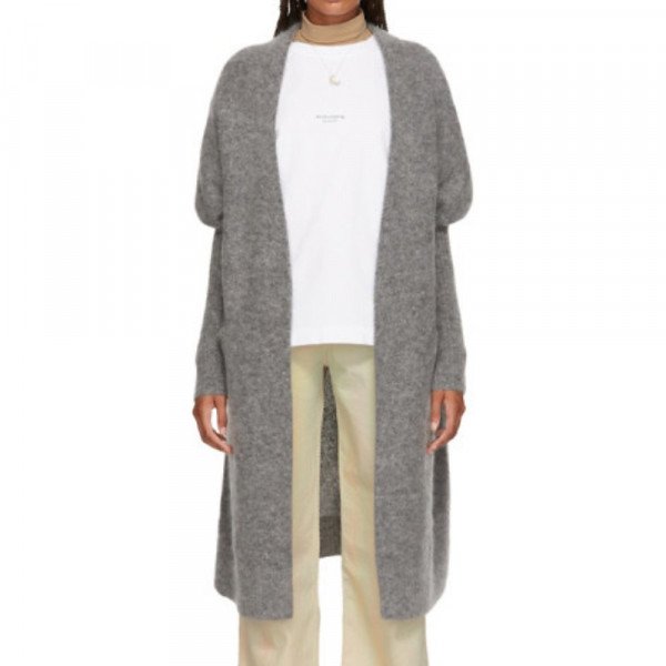 Acne Studios Wool Long Knit Cardigan