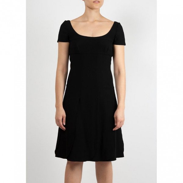 Valentino Scoop Neck A Line Dress