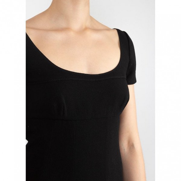 Valentino Scoop Neck A Line Dress