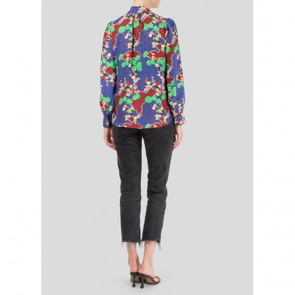 Rixo Floral Print Blouse