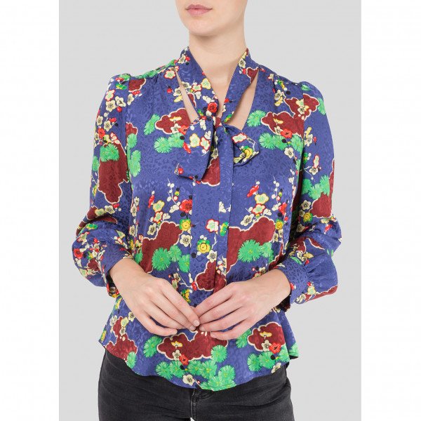 Rixo Floral Print Blouse