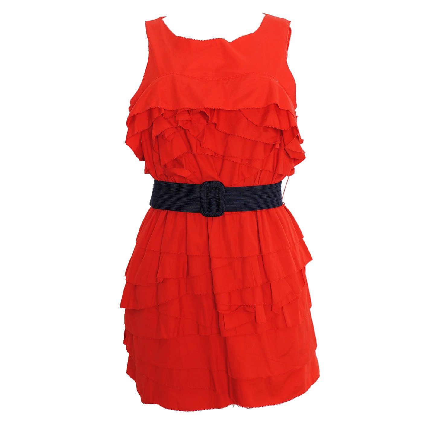 3.1 Phillip Lim Cotton Ruffle Mini Dress
