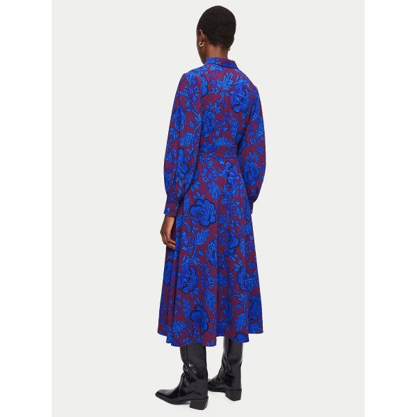 Jigsaw Rose Brocade Shirt Dress
