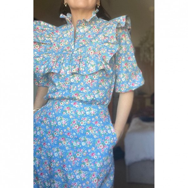 Claire Mischevani Alice Frill Top