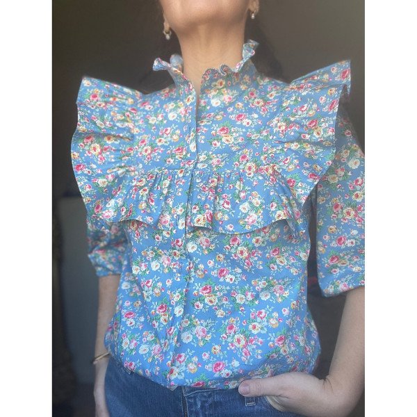 Claire Mischevani Alice Frill Top