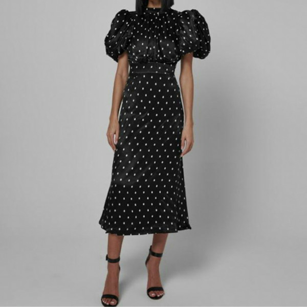 ROTATE Birger Christensen Rotate Birger Christensen Dawn Polka Dot Dress