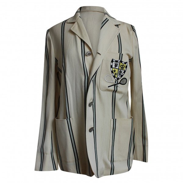 Ralph Lauren Natural Striped Cricket Jacket