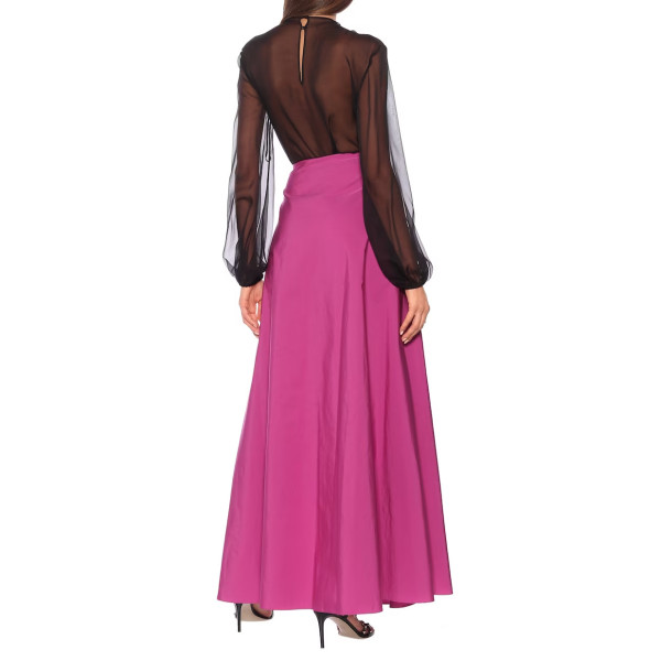 Valentino Taffeta Maxi Skirt