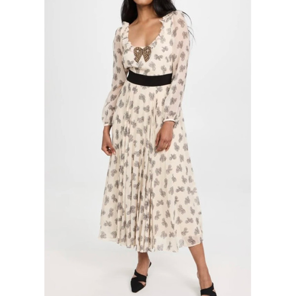 Saloni Denise Midi Dress