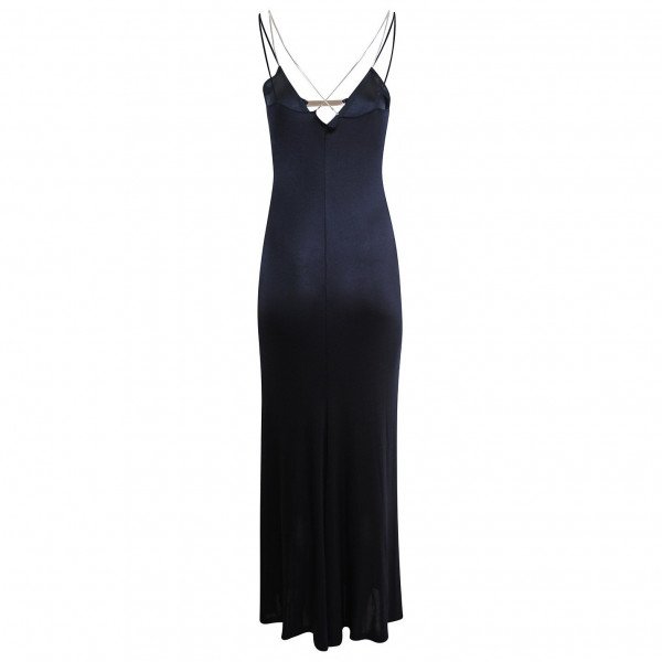 Paco Rabanne Satin Midi Slip Dress