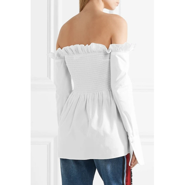 Victoria, Victoria Beckham Off-The-Shoulder Shirt