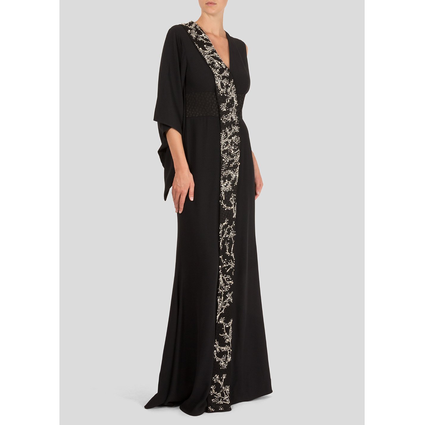 Alexander McQueen Embellished Asymmetrical Gown