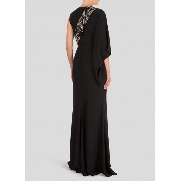 Alexander McQueen Embellished Asymmetrical Gown