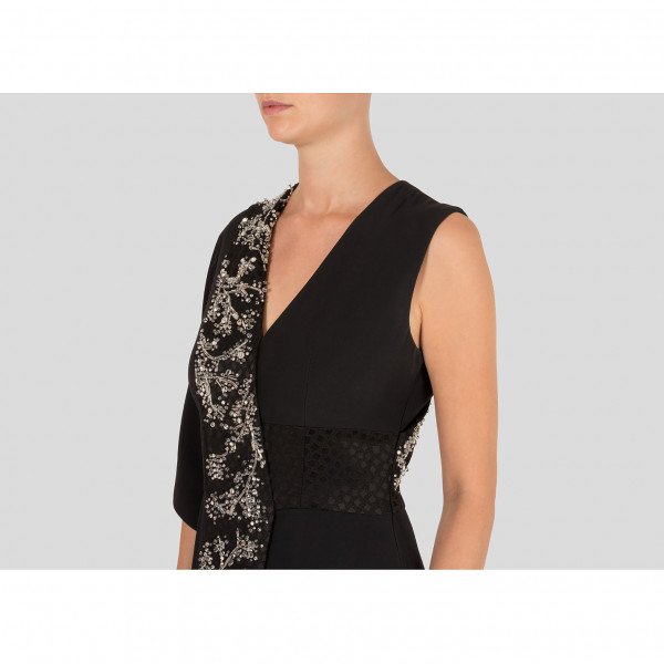 Alexander McQueen Embellished Asymmetrical Gown