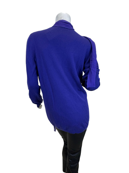 Bottega Veneta Bottega Veneta Collared Cardigan in Blue