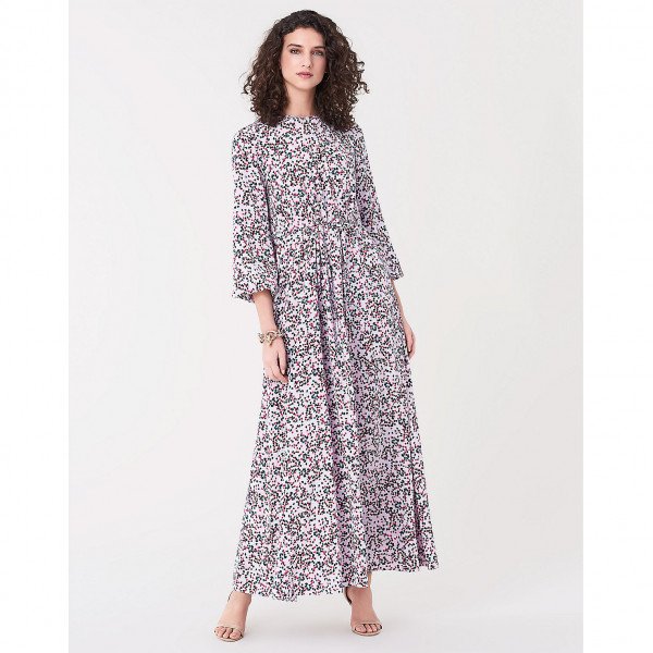 Diane von Furstenberg Ivette Silk Crepe De Chine Maxi Dress