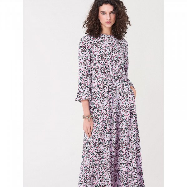 Diane von Furstenberg Ivette Silk Crepe De Chine Maxi Dress