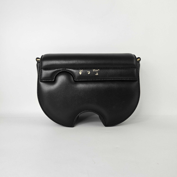 Off-White Burrow Saddle Bag in Black
