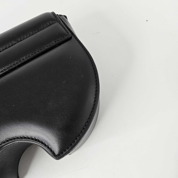 Off-White Burrow Saddle Bag in Black