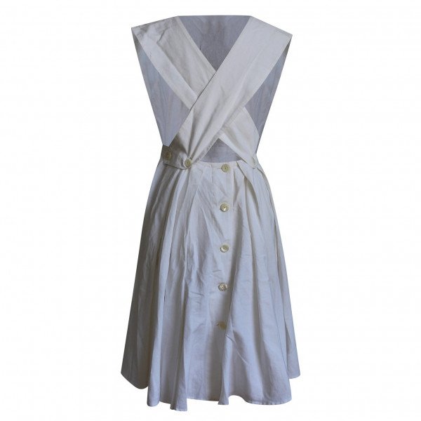 Thierry Colson Sleeveless Cross-Back Dress