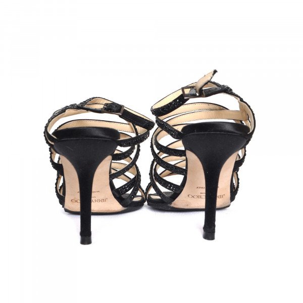 Jimmy Choo Rhinestone-Embellished Sandals